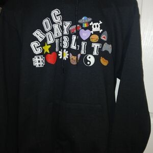 Champion Black Graphic Hoodie